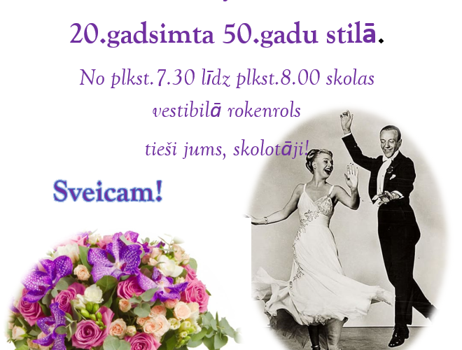 2. oktobris. Svinam skolotāju dienu!