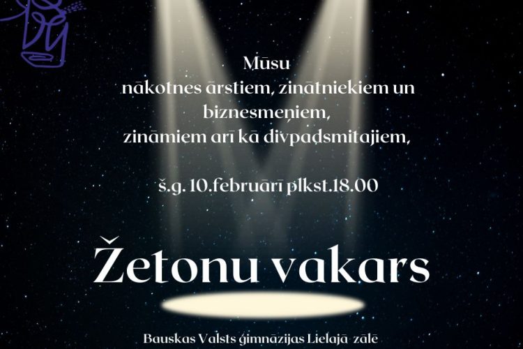 Žetonu vakars 10.02.2023.