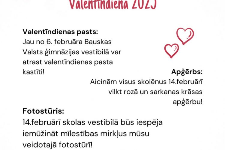 Valentīndiena skolā